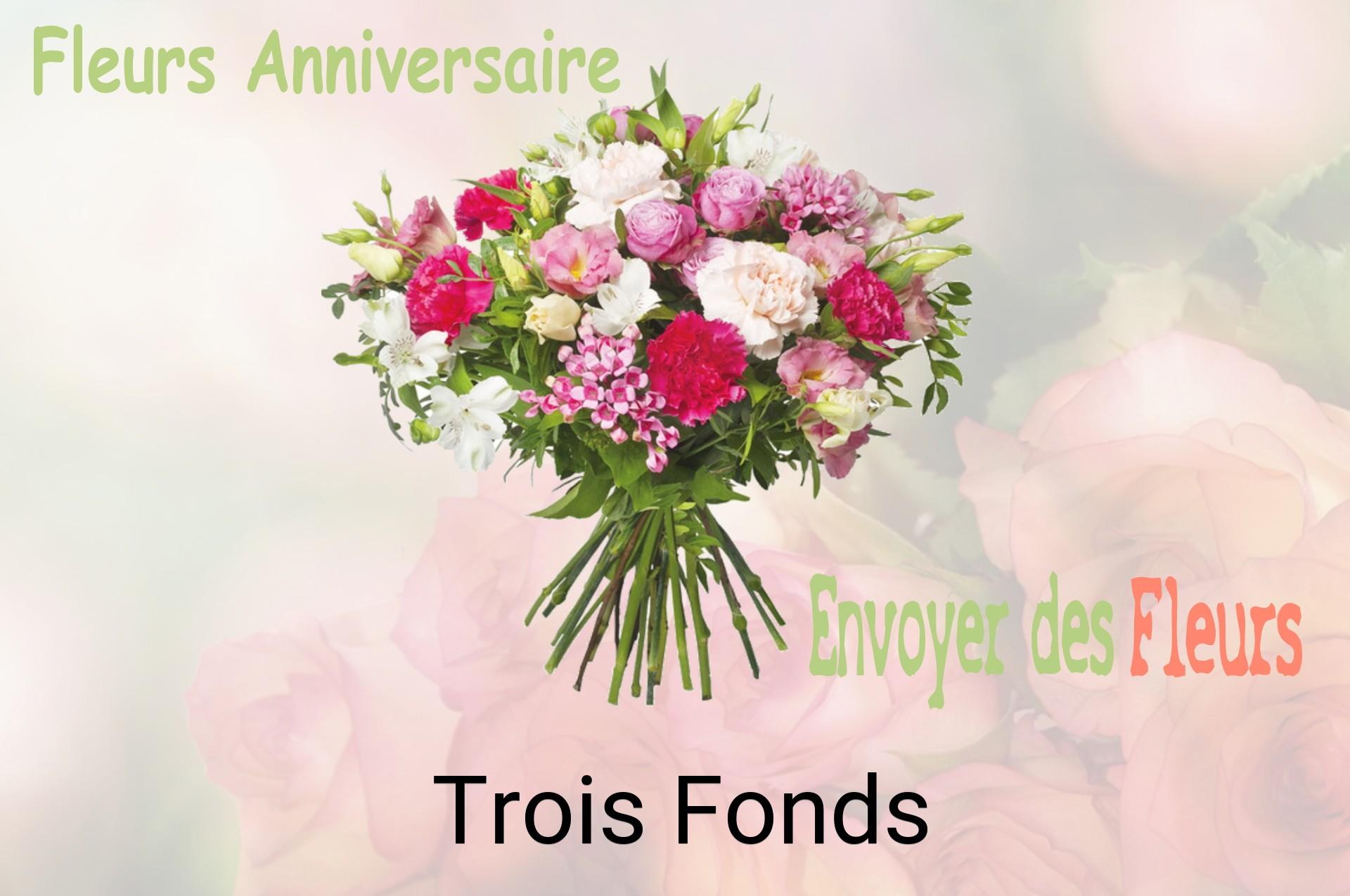 Bouquet de fleurs d’anniversaire livré à Trois-Fonds